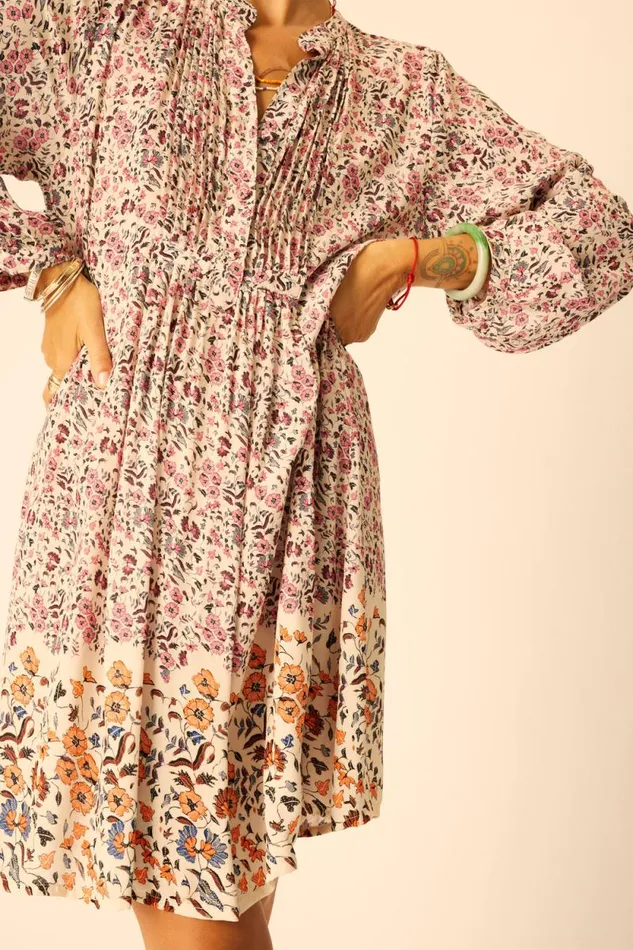 Dresses Shop Natalie Martin SAMMIE SHORT DRESS Petite Fleur Rose