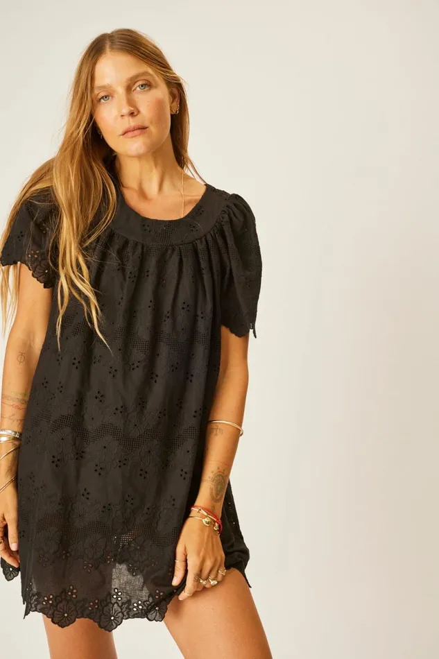 Dresses Shop Natalie Martin SIENNA MINI DRESS Geranium Midnight