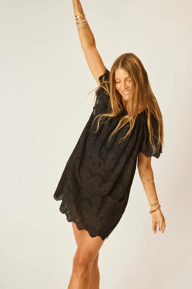 Dresses Shop Natalie Martin SIENNA MINI DRESS Geranium Midnight