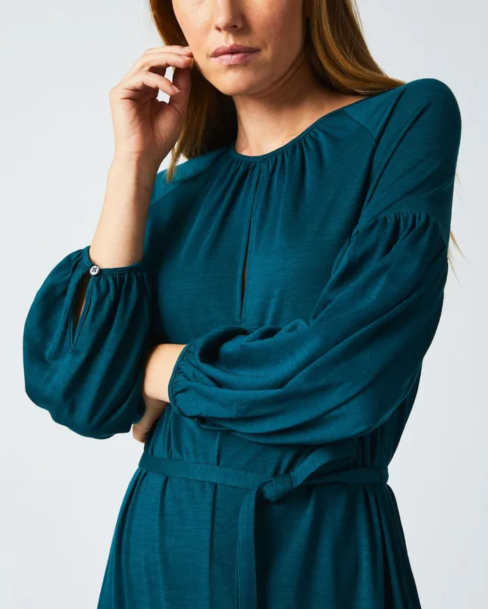 Dresses Women Billy Reid Keyhole Midi Dress Teal