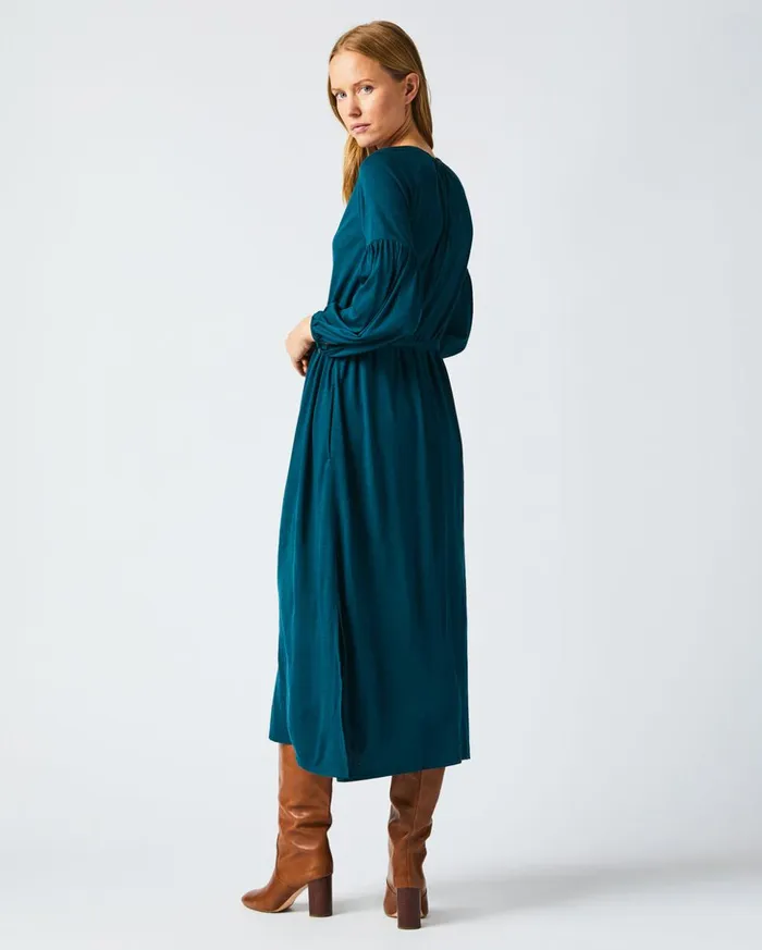 Dresses Women Billy Reid Keyhole Midi Dress Teal