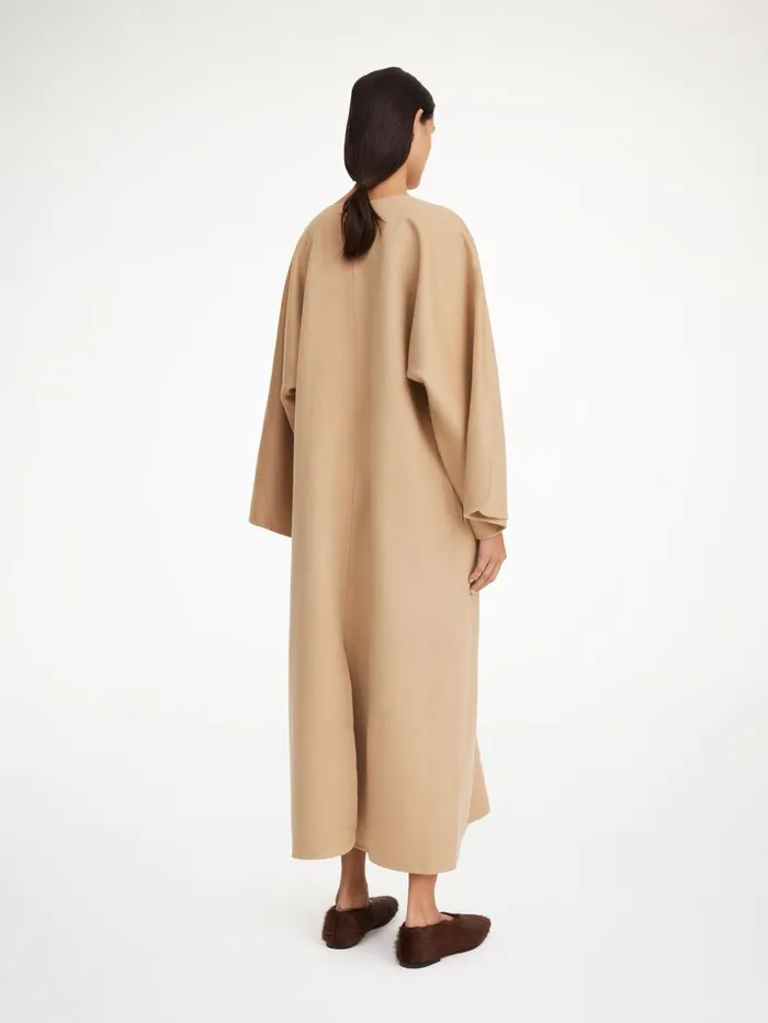 Dresses Women By Malene Birger Cais Wool Dress Dark Sand Dresses Women By Malene Birger Cais Wool Dress Dark Sand
