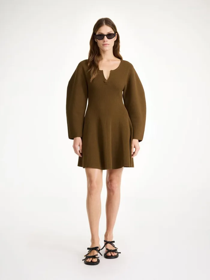 Dresses Women By Malene Birger Francesa Mini Dress Shitake