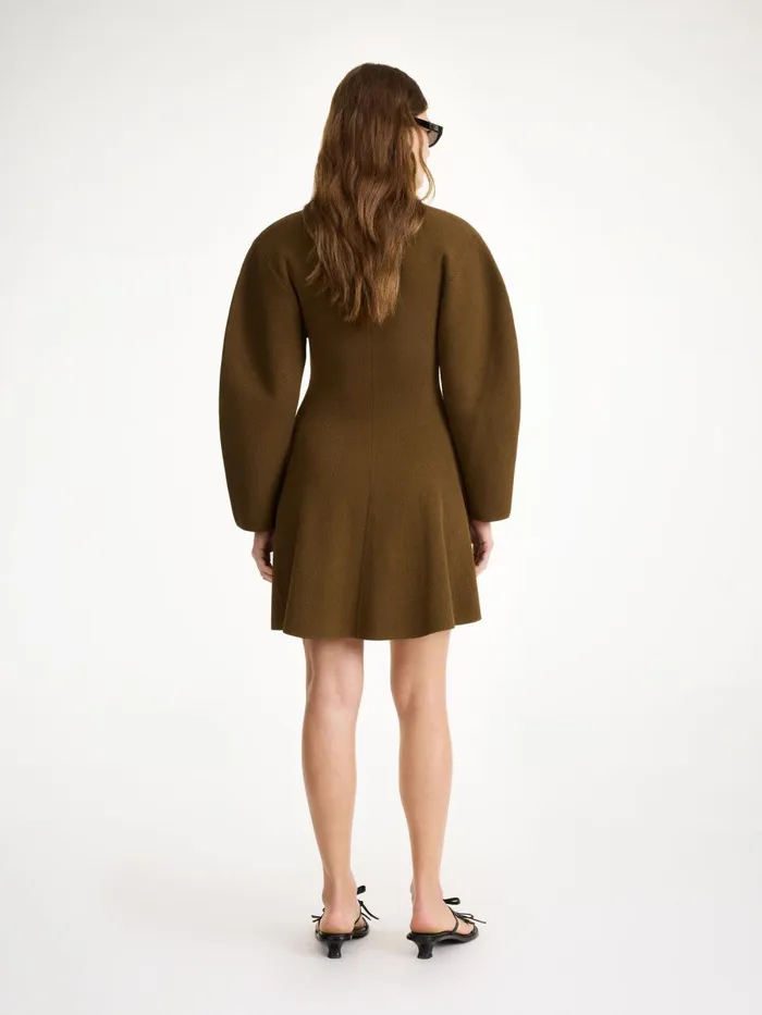 Dresses Women By Malene Birger Francesa Mini Dress Shitake Dresses Women By Malene Birger Francesa Mini Dress Shitake