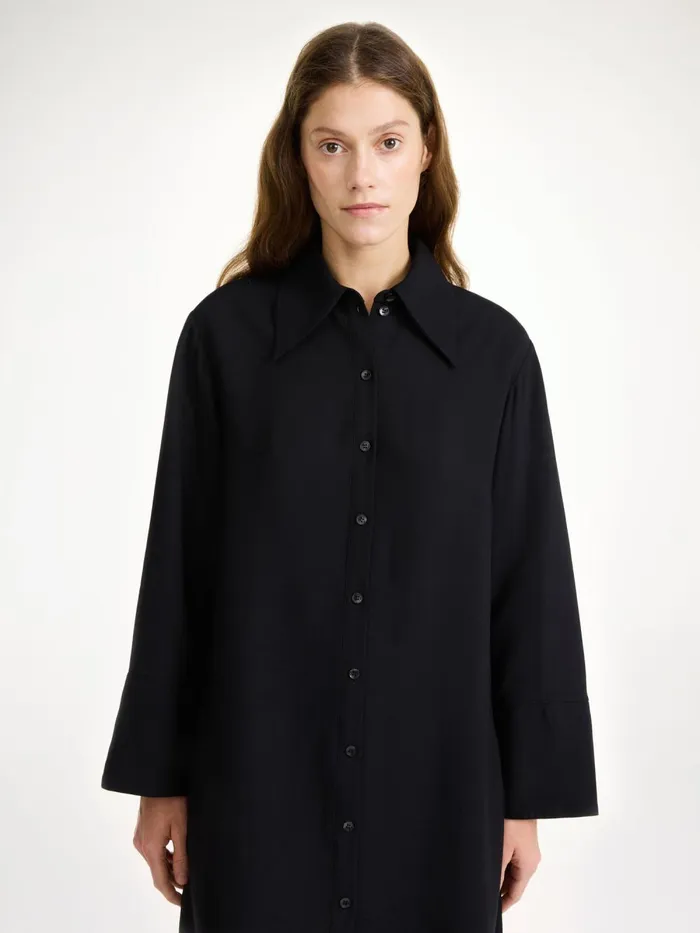 Dresses Women By Malene Birger Ginsea Midi Dress Black Dresses Women By Malene Birger Ginsea Midi Dress Black