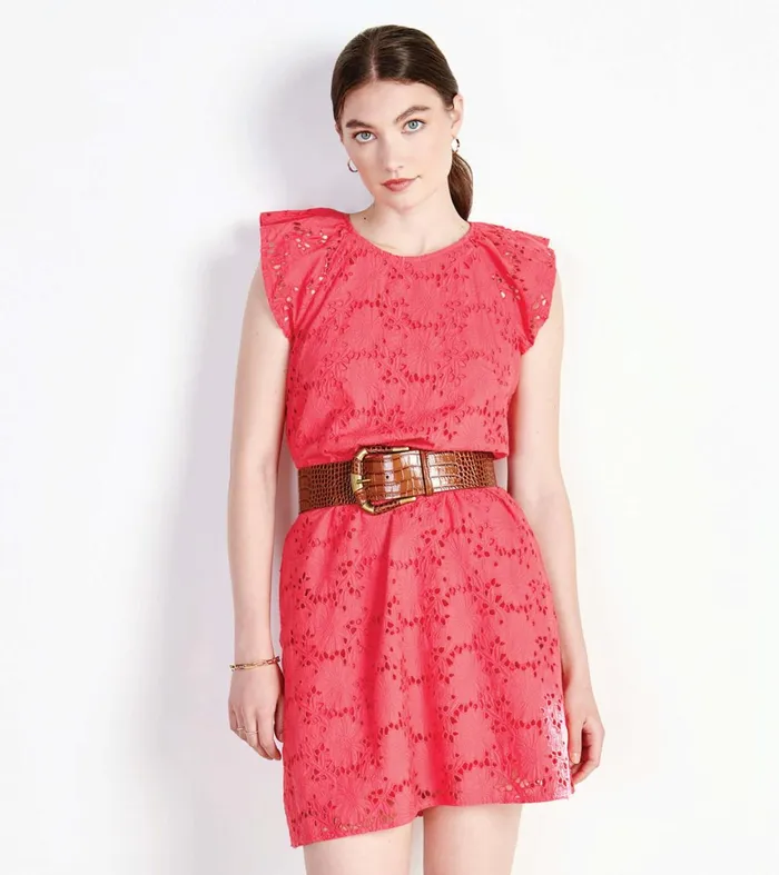 Dresses Women Hatley Kaia Eyelet Dress 8211 Rouge Red