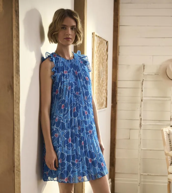 Dresses Women Hatley Pleated Dress 8211 Textured Poppies