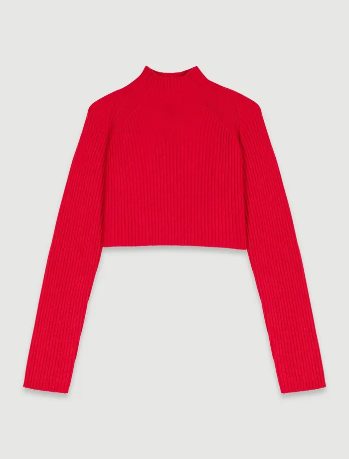 Dresses Women Maje Knit 2In1 Short Dress Red