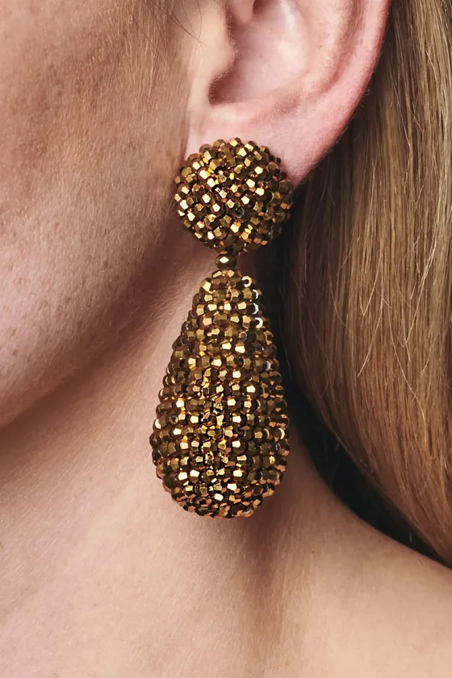 Earrings Women Sachin and Babi Alena Earrings 8211 Metallic Faceted Beads