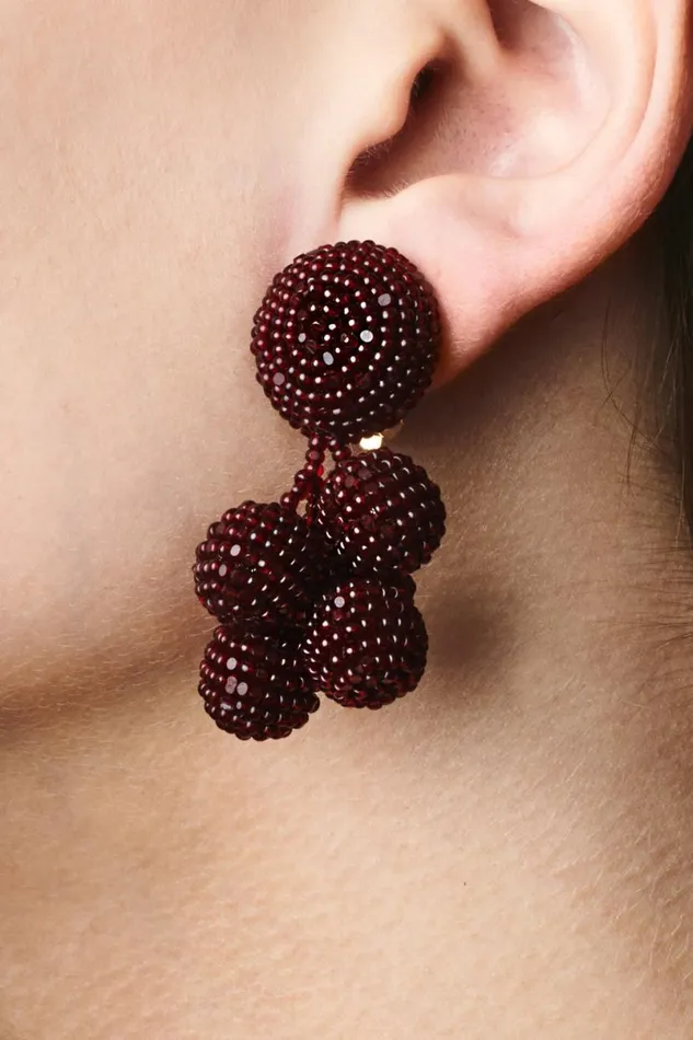 Earrings Women Sachin and Babi Mini Coconuts Earrings 8211 Faceted Beads