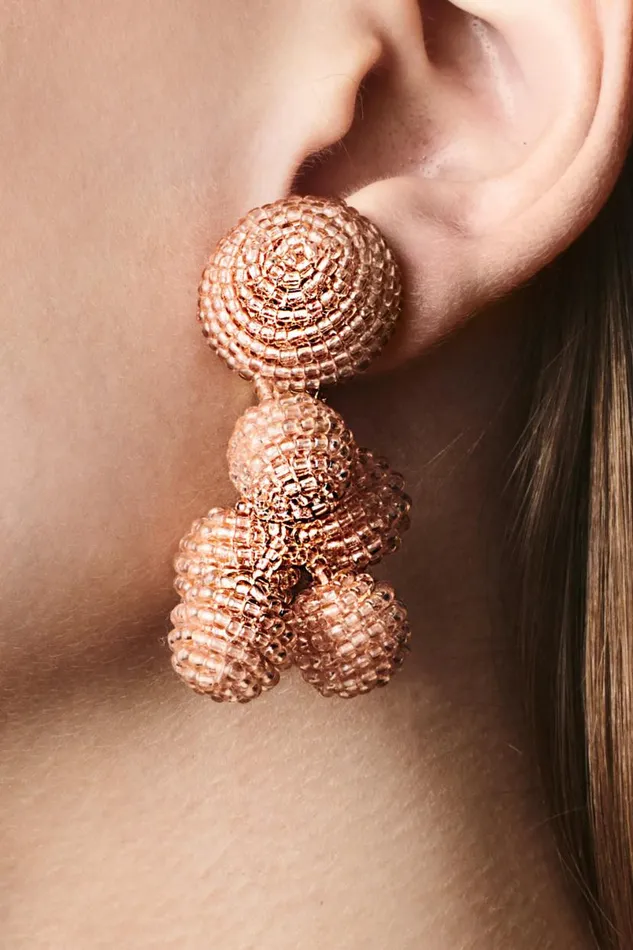 Earrings Women Sachin and Babi Mini Coconuts Earrings 8211 Faceted Beads