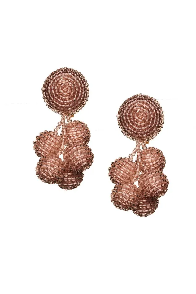 Earrings Women Sachin and Babi Mini Coconuts Earrings 8211 Faceted Beads
