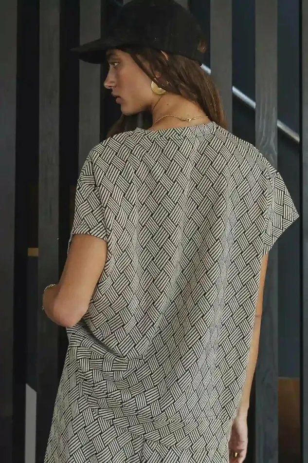 Esme Oversized Top Taupe Women Bohme Sets