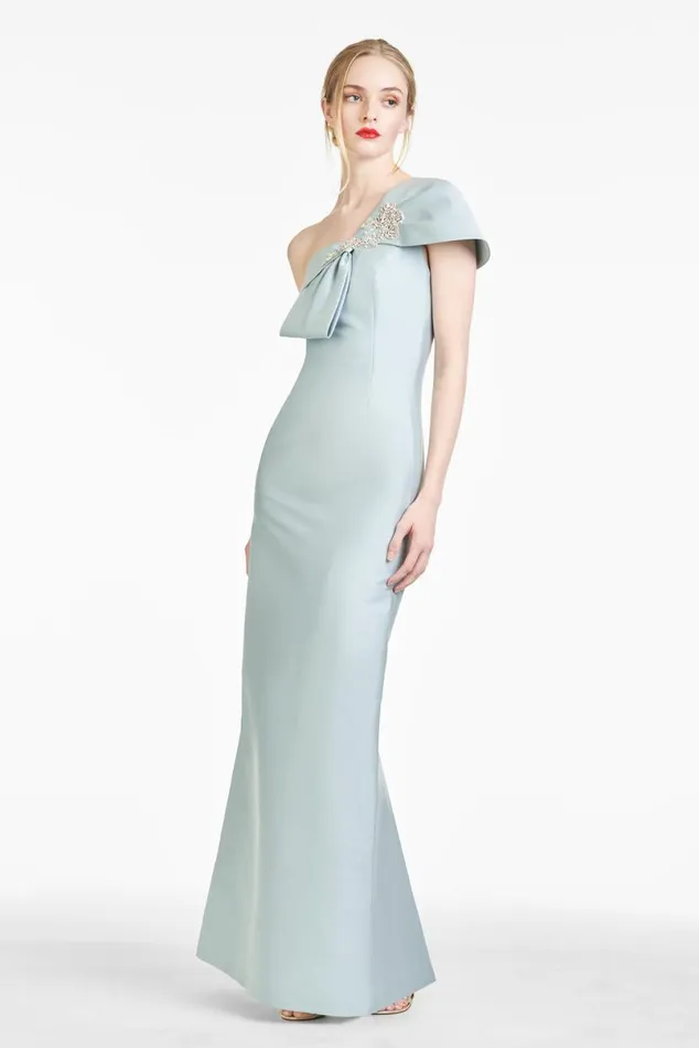 Evening Women Sachin and Babi Ines Gown 8211 Powder Blue