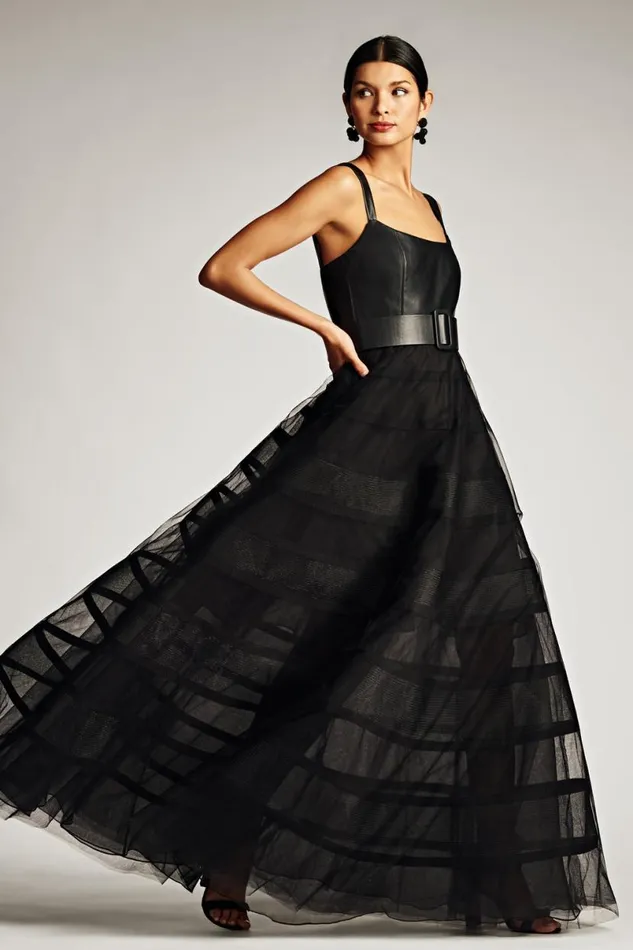 Evening Women Sachin and Babi Veruca Gown 8211 Black