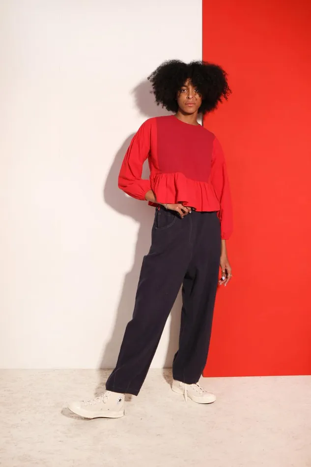 Fergus Trouser Navy WomensShop LF Markey Trousers