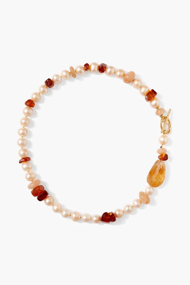 Fiji Necklace Champagne Mix Women Chan Luu Necklaces