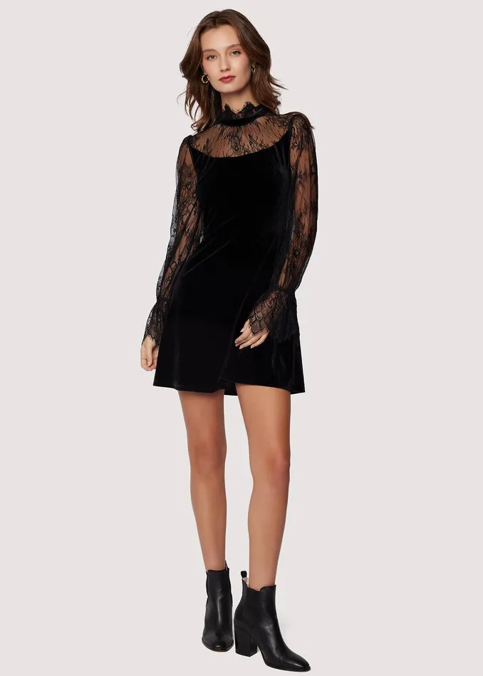 Fiore Mini Dress Black Women Lost Wander Dresses