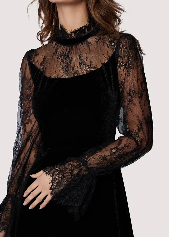 Fiore Mini Dress Black Women Lost Wander Dresses