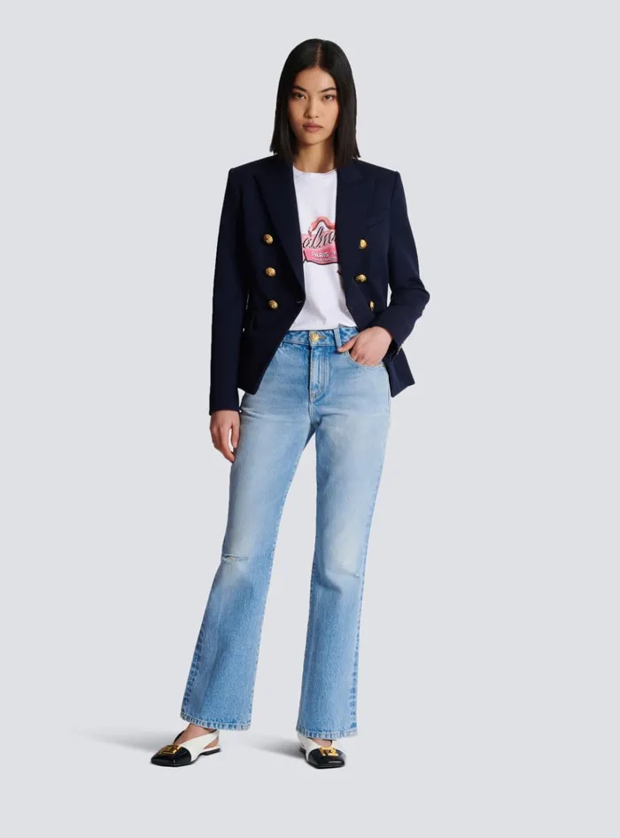 Flamingo Tshirt White Women Balmain TShirts