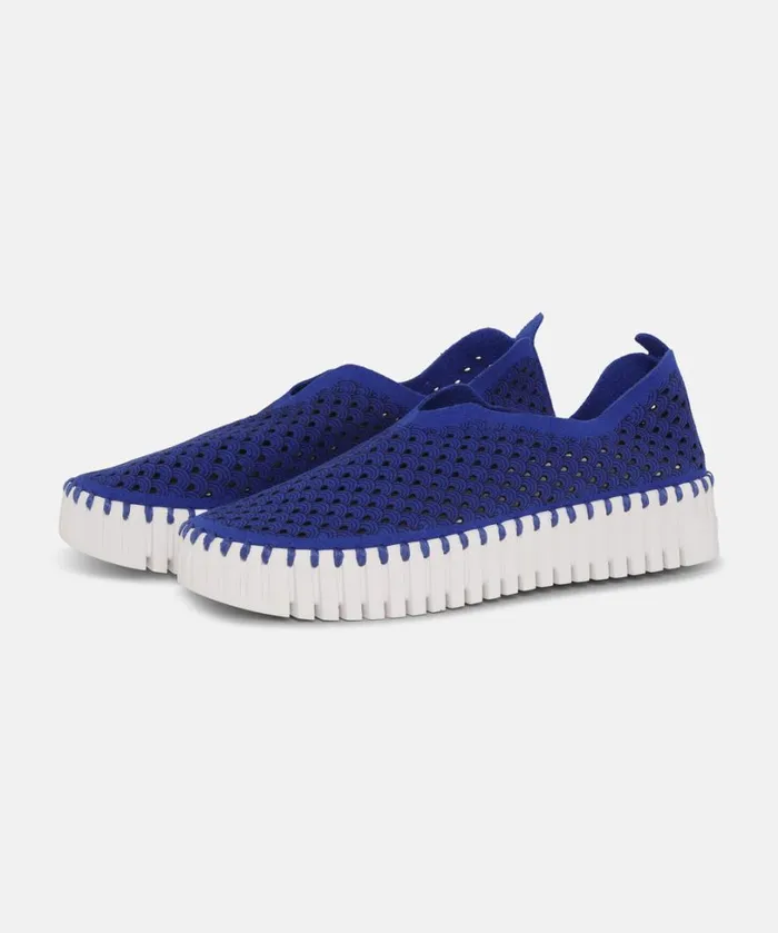 Flats 8211 Blue Web Shoes Ilse Jacobsen Tulip Flats