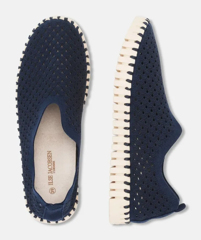 Flats 8211 Dark Indigo Shoes Ilse Jacobsen Tulip Flats