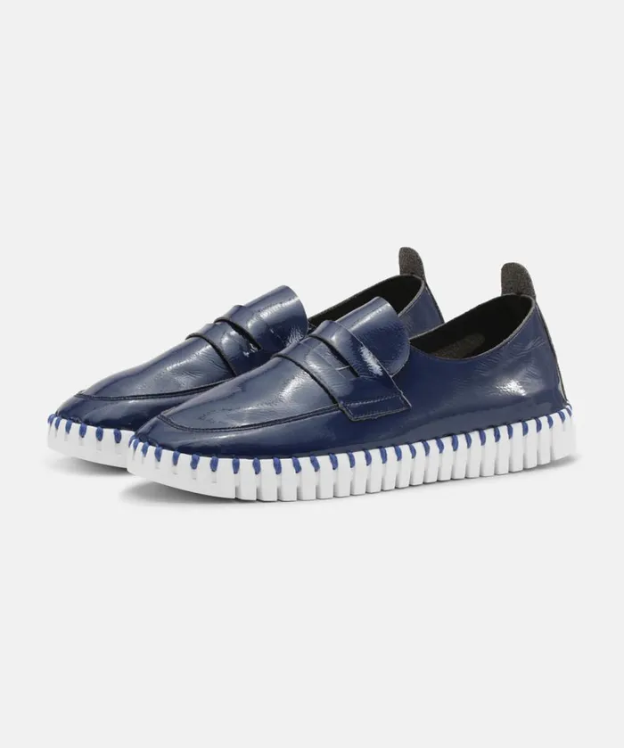 Flats 8211 Navy Shoes Ilse Jacobsen Tulip Flats