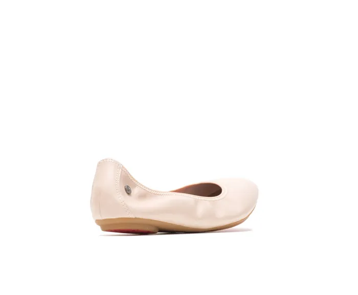 Flats and SlipOns Chaste Ballet Nude Leather 8211 Hush Puppies Women
