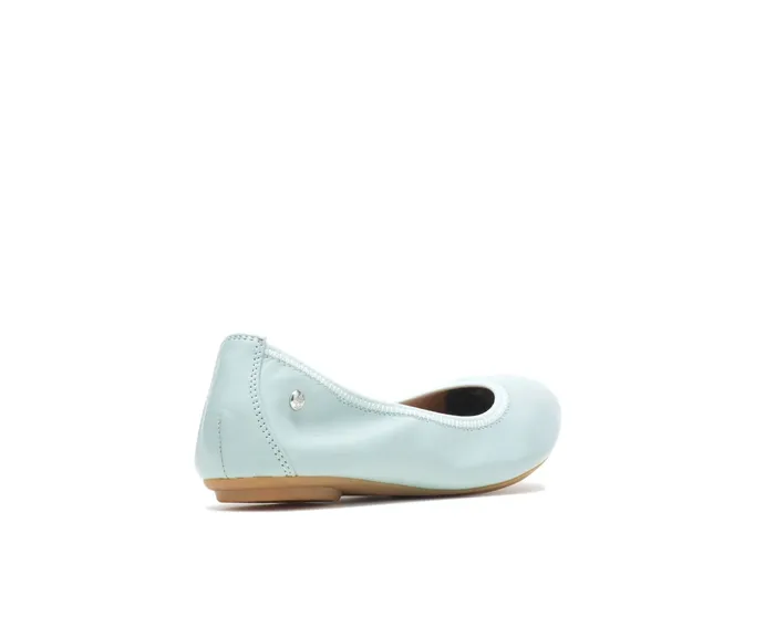 Flats and SlipOns Hush Puppies Women Chaste Ballet Seafoam Leather Flats and SlipOns Hush Puppies Women Chaste Ballet Seafoam Leather