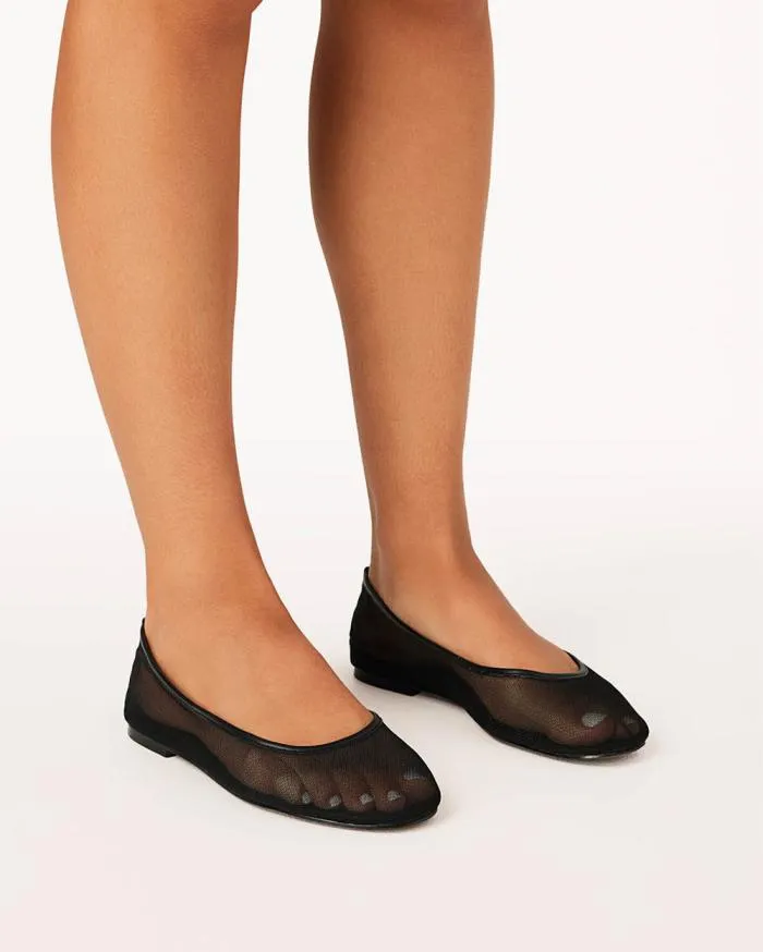 Flats Billini Ballet Flats GRACYN BLACK MESH
