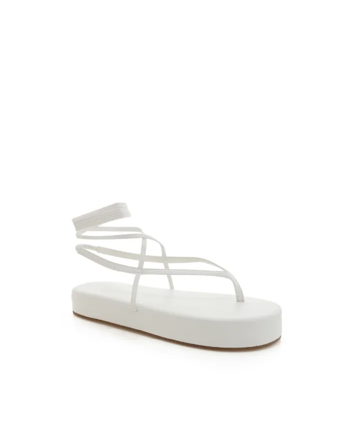 Flats Billini Sandals and Slides HANNI WHITE