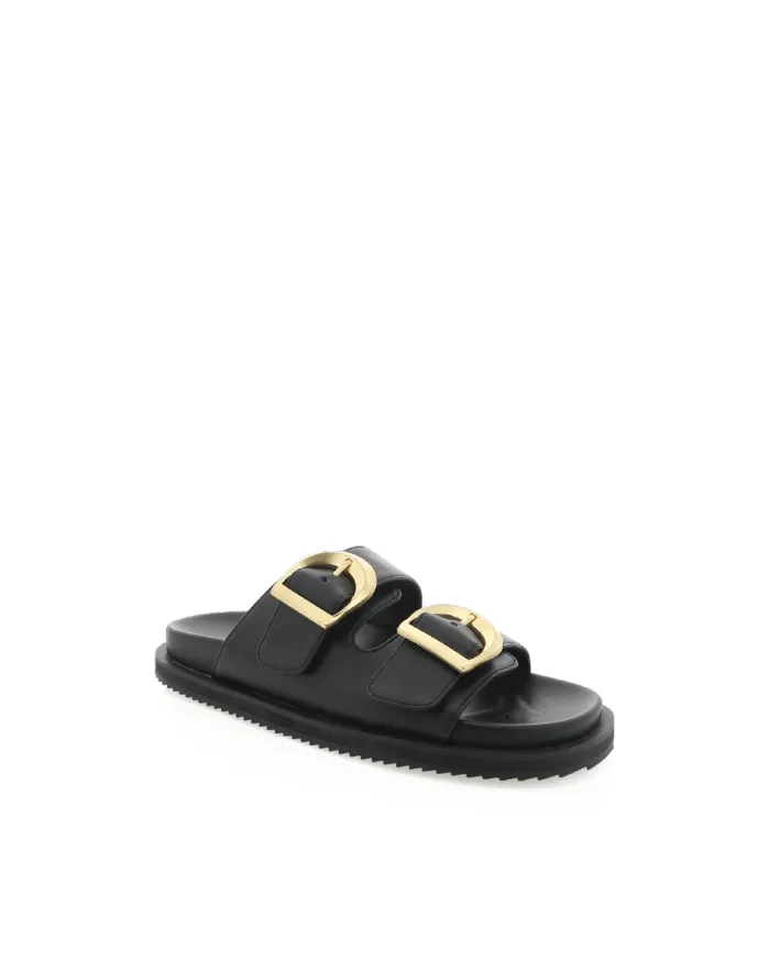 Flats Billini Sandals and Slides TAYO BLACK