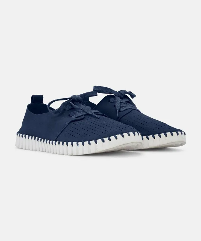 Flats For Men 8211 Navy Shoes Ilse Jacobsen Tulip Men