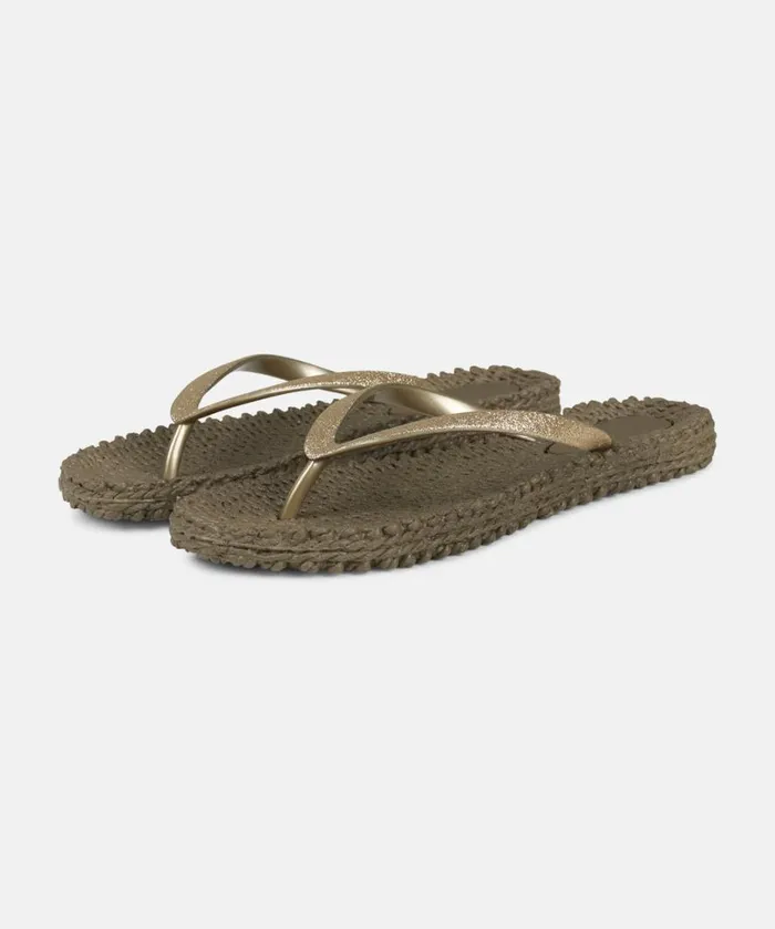 Flip Flop With Glitter 8211 Cub Brown Shoes Ilse Jacobsen Flip Flops