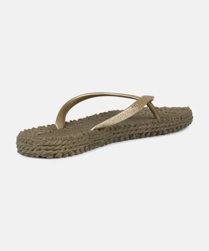 Flip Flop With Glitter 8211 Cub Brown Shoes Ilse Jacobsen Flip Flops