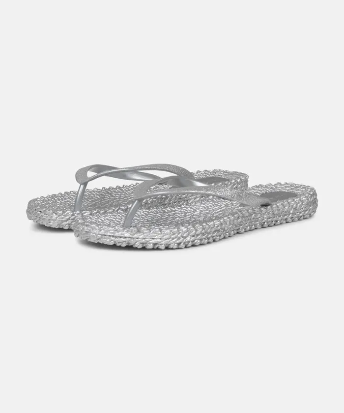 Flip Flop With Glitter 8211 Silver Shoes Ilse Jacobsen Flip Flops