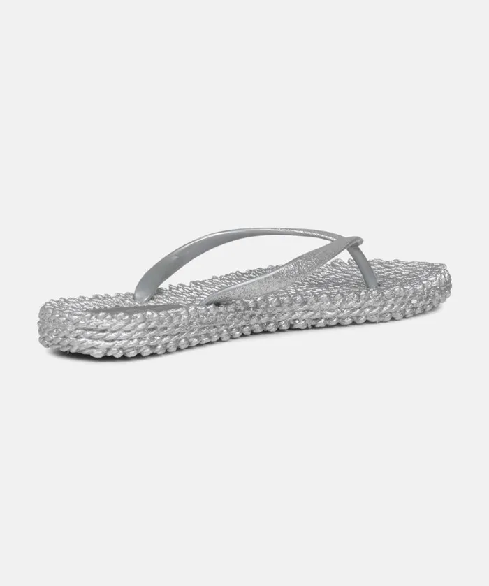 Flip Flop With Glitter 8211 Silver Shoes Ilse Jacobsen Flip Flops
