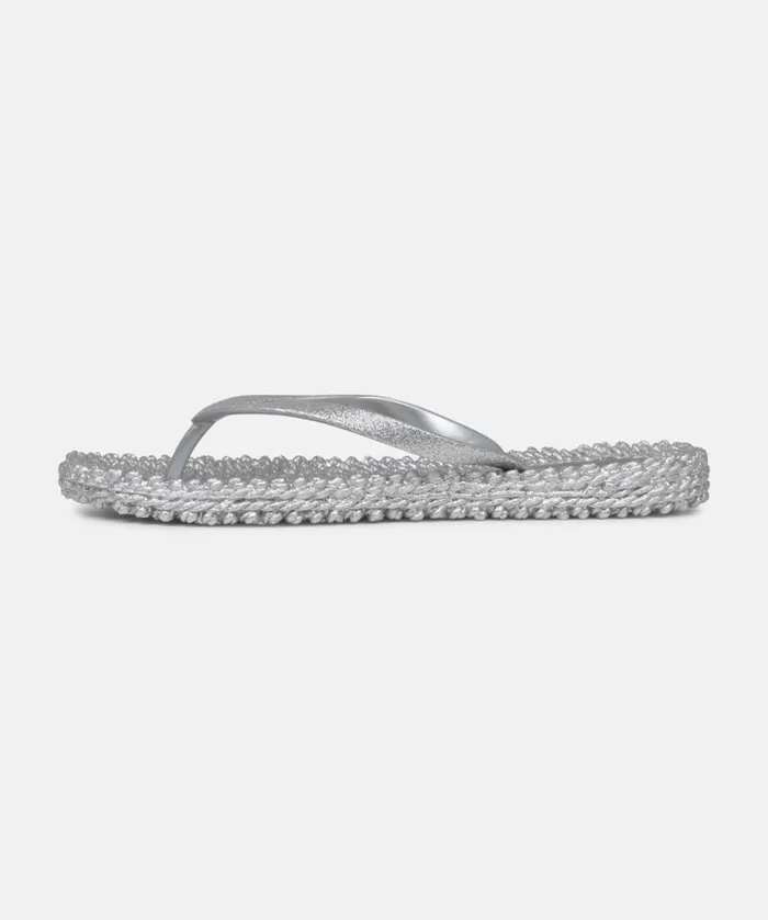 Flip Flop With Glitter 8211 Silver Shoes Ilse Jacobsen Flip Flops