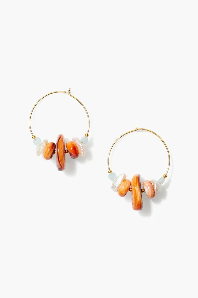 Florian Hoop Earrings Multi Women Chan Luu Earrings
