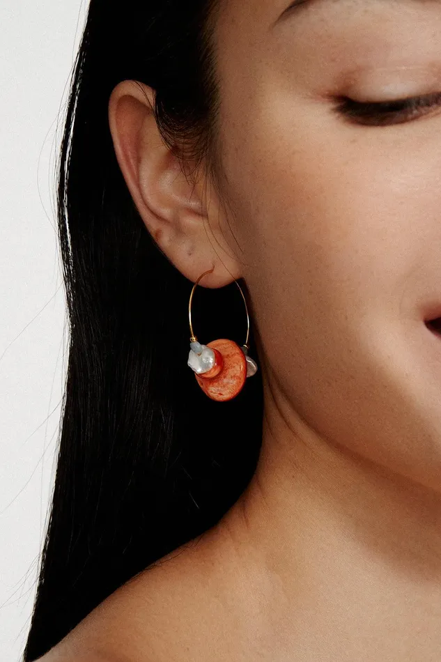 Florian Hoop Earrings Multi Women Chan Luu Earrings