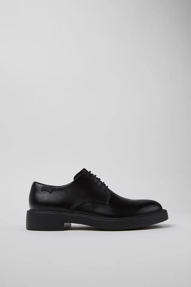 Formal Shoes Men Camper Dean Black Leather Shoes