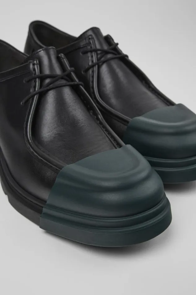 Formal Shoes Men Camper Junction Black Leather Shoes