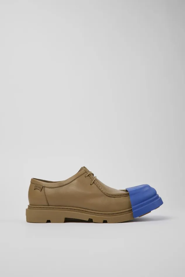 Formal Shoes Men Camper Junction Brown Leather Wallabee Formal Shoes Men Camper Junction Brown Leather Wallabee