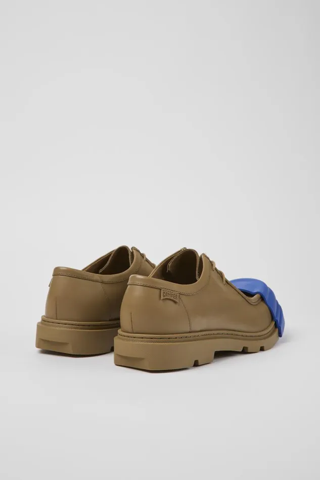 Formal Shoes Men Camper Junction Brown Leather Wallabee Formal Shoes Men Camper Junction Brown Leather Wallabee