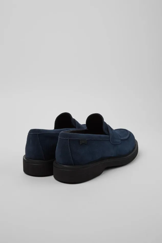 Formal Shoes Men Camper Norman Blue Nubuck Shoes Formal Shoes Men Camper Norman Blue Nubuck Shoes