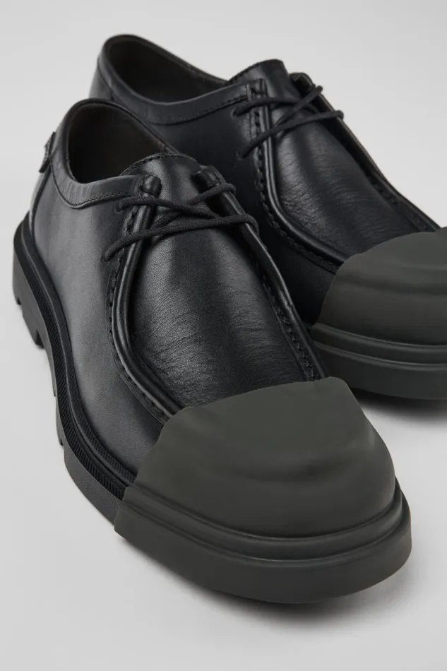 Formal Shoes Women Camper Junction Black Leather Shoe