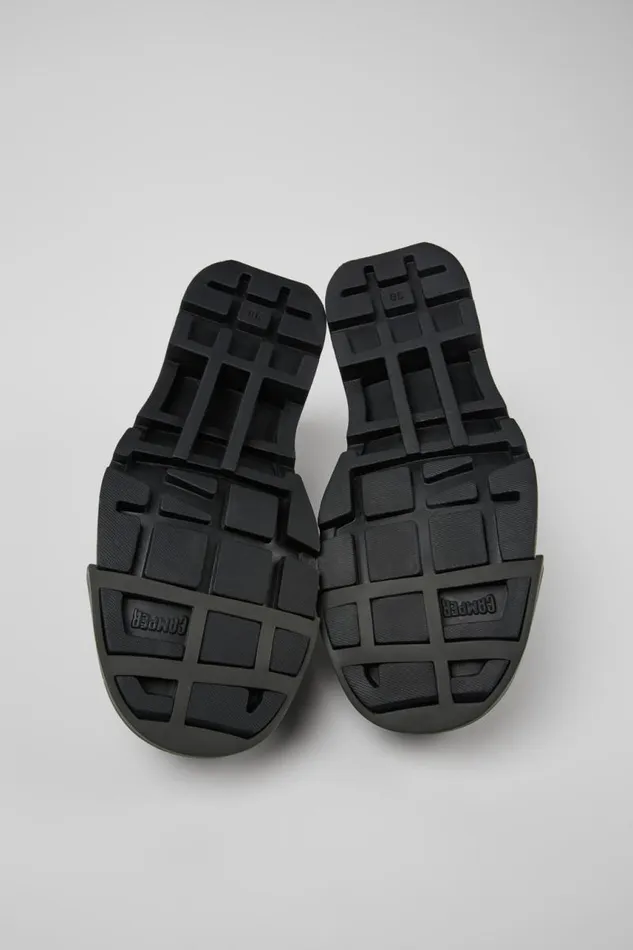 Formal Shoes Women Camper Junction Black Leather Shoe