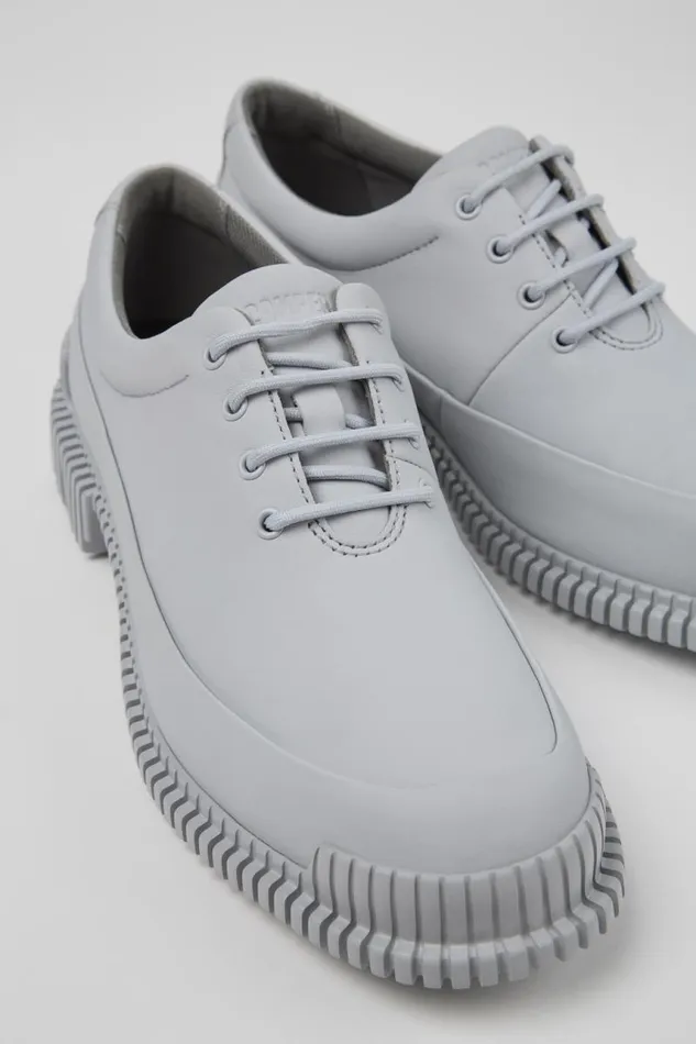 Formal Shoes Women Camper Pix Gray Leather Shoe