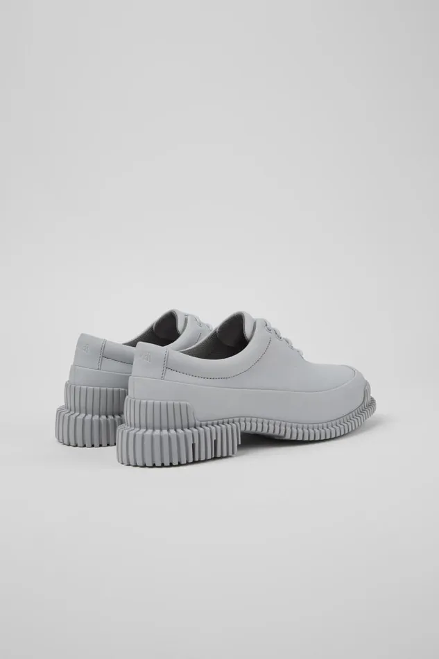 Formal Shoes Women Camper Pix Gray Leather Shoe