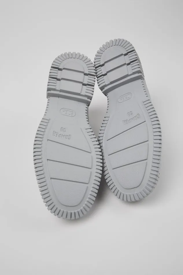 Formal Shoes Women Camper Pix Gray Leather Shoe